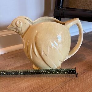 VINTAGE MCCOY POTTERY BIRD HEN CHICKEN PITCHER 1940'S